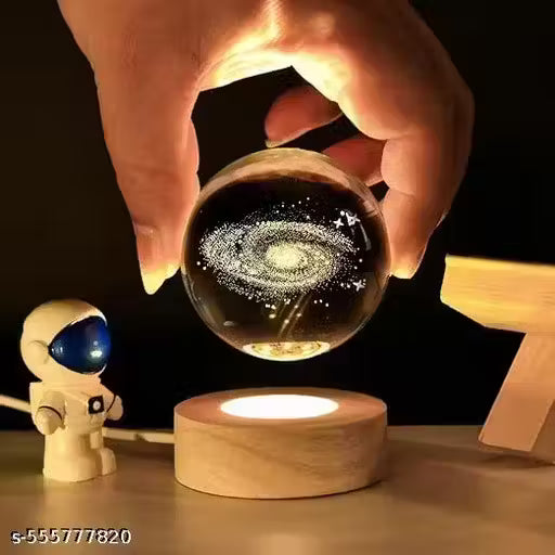 Magical 3D galaxy Milkyway Crystal Ball LED Night Lamp