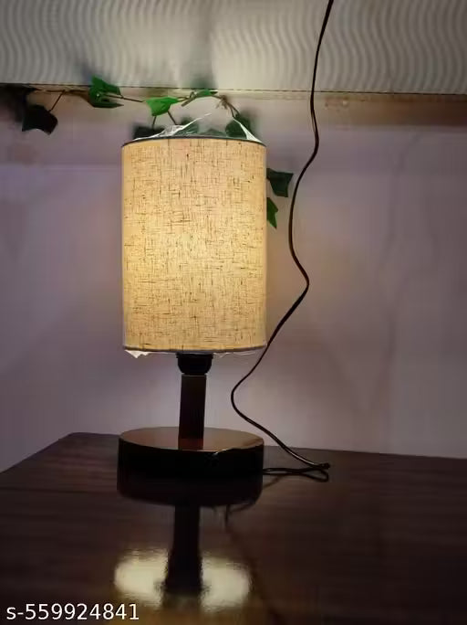 Wood Table Lamp Night Light for Bedroom Warm White Gift Bedside Room Decor Eye Protection Small Table lamp