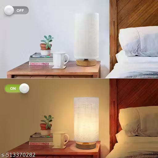 Wooden Table Lamp / Bedside & Study Lamp