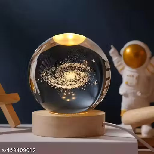 Magical 3D galaxy Milkyway Crystal Ball LED Night Lamp