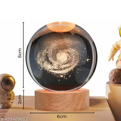 Magical 3D galaxy Milkyway Crystal Ball LED Night Lamp