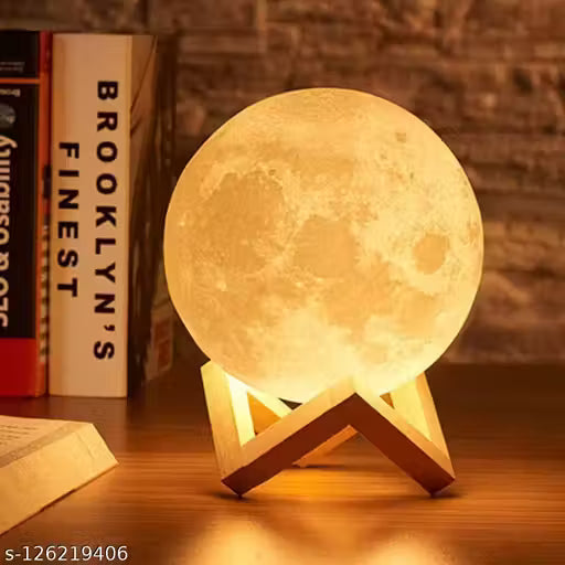 3D Moon Lamp || 7 Color Changeable, Light Lamp, Touch Control