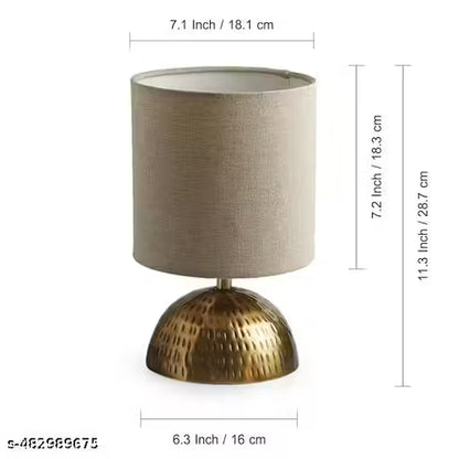 Golden Hammered’ Decorative Iron Table Lamp