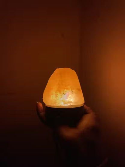 Global Aroma Himalayan Rock Salt Lamp – Positive Energy, Vastu & Feng Shui Night Lamp
